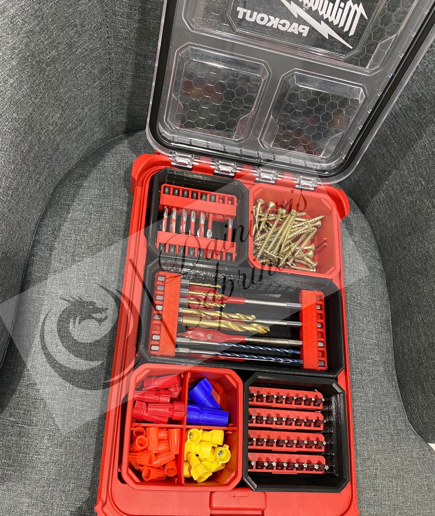 PETG Slim Milwaukee Packout Short Bin